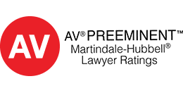 AV Preemium Martindale Hubbel Lawyer Rating