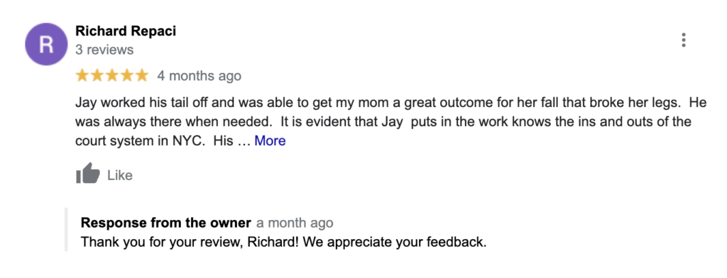 What Our Upper West Side Clients are Saying About Us